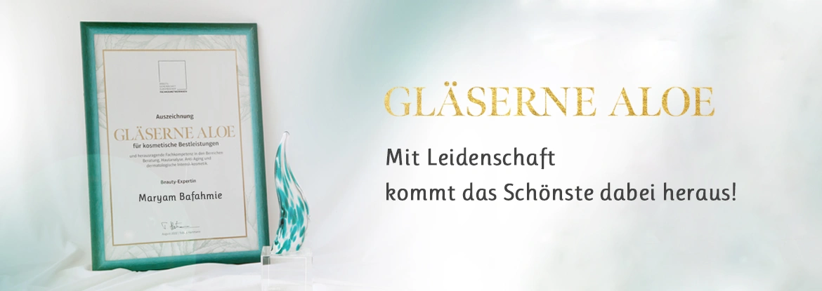 GLÄSERNE ALOE geht an Maryam Bafahmie, Witten
